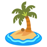 Необитаем остров - Noto Color Emoji