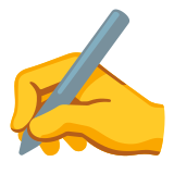 Пишеща ръка - Noto Color Emoji