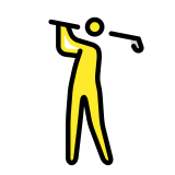 Играч на голф - OpenMoji