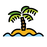 Необитаем остров - OpenMoji
