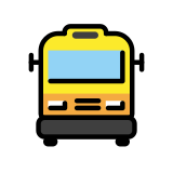 Приближаващ автобус - OpenMoji