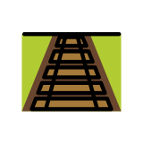 Железопътна линия - OpenMoji