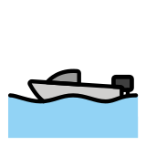 Моторна яхта - OpenMoji