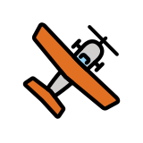 Малък самолет - OpenMoji