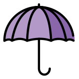 Чадър - OpenMoji