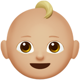 бебе: средно светла кожа