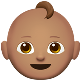 бебе: средна на цвят кожа