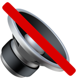 Изключен високоговорител