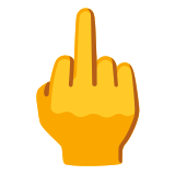 Среден пръст - Noto Color Emoji