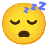 Спящо лице - Noto Color Emoji