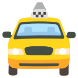 Приближаващо такси - Noto Color Emoji