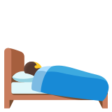 Човек в леглото - Noto Color Emoji