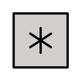 Клавиш: * - OpenMoji
