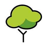 Листопадно дърво - OpenMoji