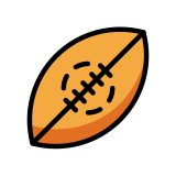 Топка за ръгби - OpenMoji