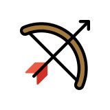 Лък и стрела - OpenMoji