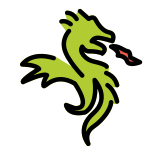 Дракон - OpenMoji