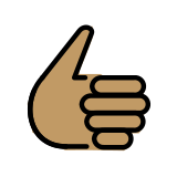 Палец нагоре: средна на цвят кожа - OpenMoji