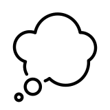 Балонче за мисъл - OpenMoji