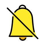 Зачертан звънец - OpenMoji