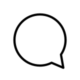 Балонче за говор отляво - OpenMoji