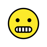 Лице с гримаса - OpenMoji
