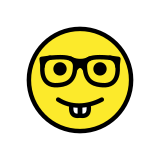 Лице на зубър - OpenMoji