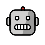 Лице на робот - OpenMoji