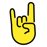 Знак на рогата - OpenMoji