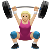 вдигаща тежести жена: средно светла кожа
