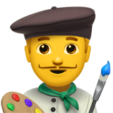 мъж художник