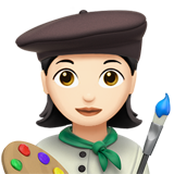 художничка: светла кожа