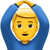 мъж, правещ жест за „окей“