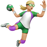 хандбалистка: средно светла кожа