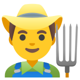 Фермер - Noto Color Emoji