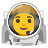 Космонавт - Noto Color Emoji