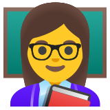 Учителка - Noto Color Emoji