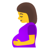 Бременна жена - Noto Color Emoji