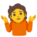 Свиване на рамене - Noto Color Emoji