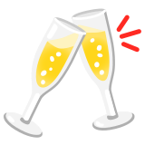 Звънтящи чаши - Noto Color Emoji