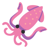 Калмар - Noto Color Emoji