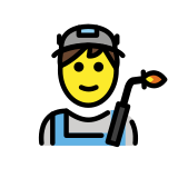 Работник в завод - OpenMoji