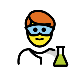 Мъж учен - OpenMoji