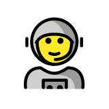 Космонавт - OpenMoji