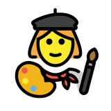 Художничка - OpenMoji