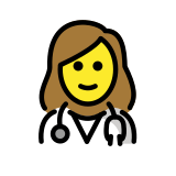 Здравна работничка - OpenMoji