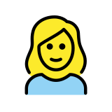 Блондинка - OpenMoji