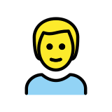 Блондин - OpenMoji