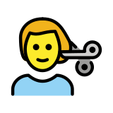 Подстригван мъж - OpenMoji