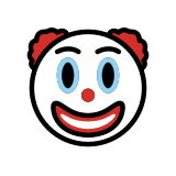 Клоунско лице - OpenMoji
